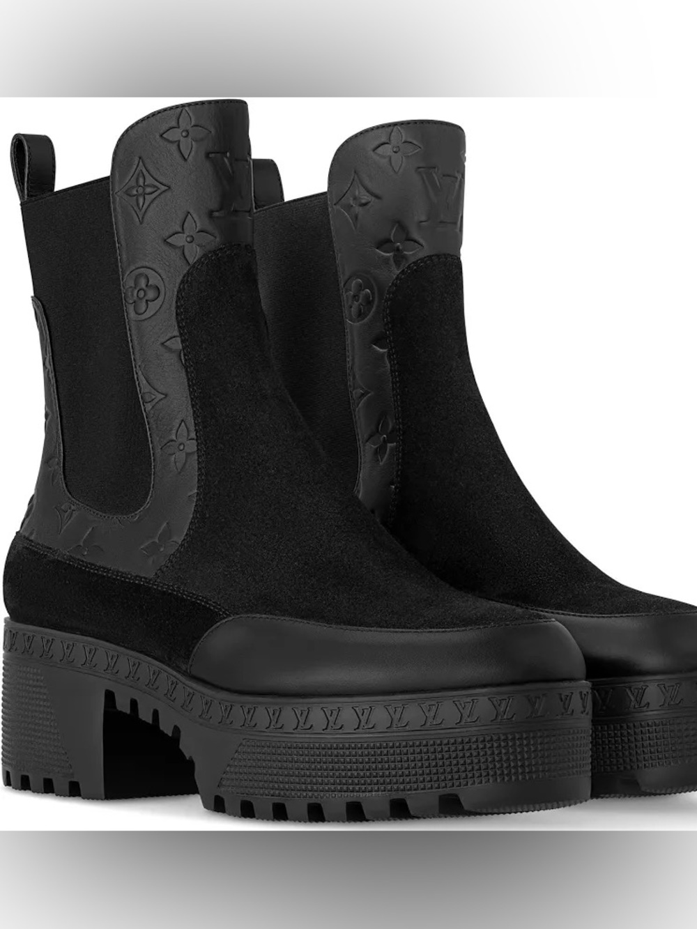 LOUIS VUITTON Laureate Platform Chelsea Boot
